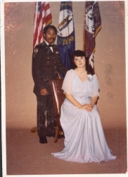 Military Ball photo with Mildred Vires, later to become my first former wife